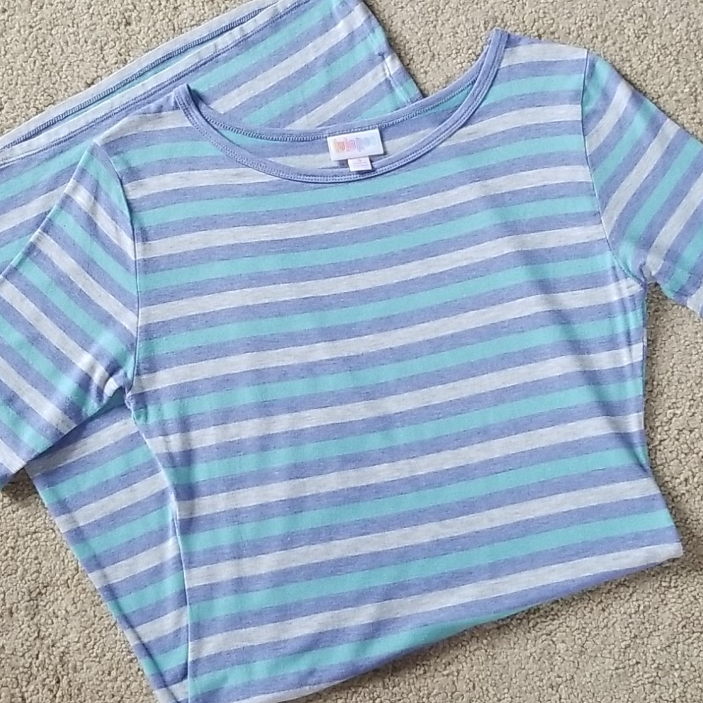 Striped Lularoe Julia Dress